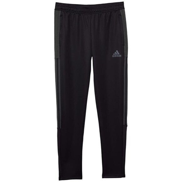 Adidas Kids Tiro Track Pants Size Large Black Zip Ankle Soccer Joggers NWT - Picture 1 of 5